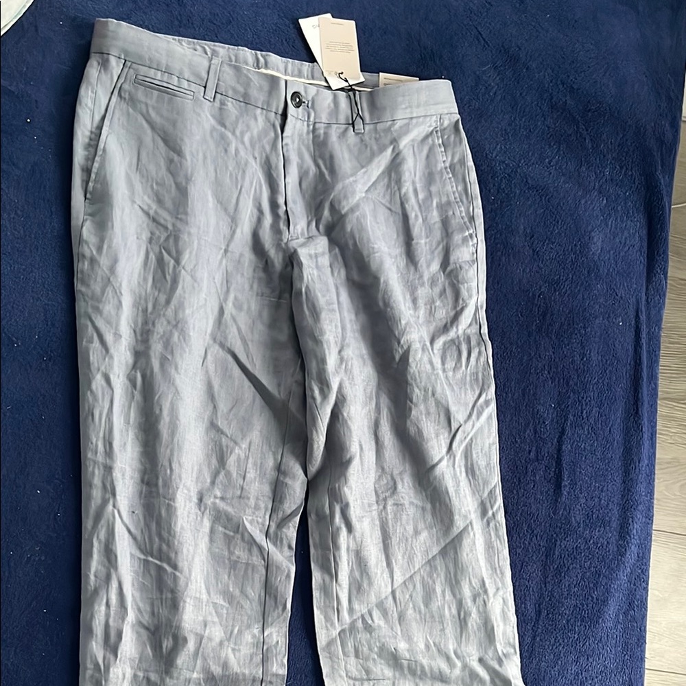 Mango Light Gray Men's Pants